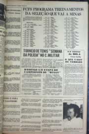 Página do jornal Correio do Ceará de maio de 1976