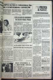 Página do jornal Correio do Ceará de maio de 1976