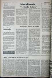 Página do jornal Correio do Ceará de maio de 1976