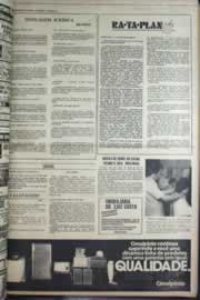 Página do jornal Correio do Ceará de maio de 1976