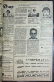 Página do jornal Correio do Ceará de maio de 1976