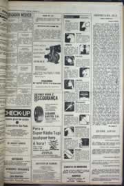 Página do jornal Correio do Ceará de maio de 1976
