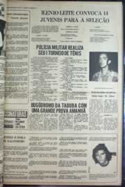 Página do jornal Correio do Ceará de maio de 1976