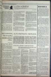 Página do jornal Correio do Ceará de maio de 1976