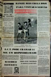 Página do jornal Correio do Ceará de maio de 1976