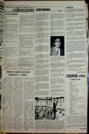 Página do jornal Correio do Ceará de maio de 1976