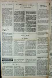Página do jornal Correio do Ceará de maio de 1976