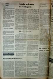 Página do jornal Correio do Ceará de junho de 1976