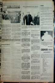 Página do jornal Correio do Ceará de junho de 1976