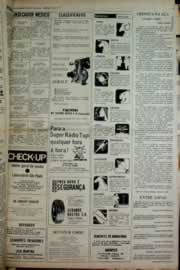 Página do jornal Correio do Ceará de junho de 1976