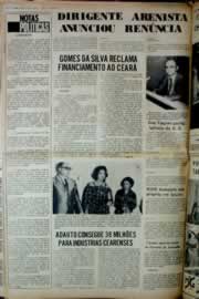 Página do jornal Correio do Ceará de junho de 1976