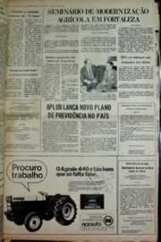 Página do jornal Correio do Ceará de junho de 1976