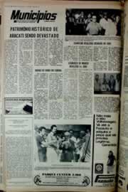 Página do jornal Correio do Ceará de junho de 1976