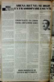 Página do jornal Correio do Ceará de junho de 1976