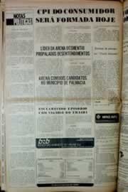 Página do jornal Correio do Ceará de junho de 1976