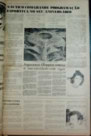 Página do jornal Correio do Ceará de junho de 1976