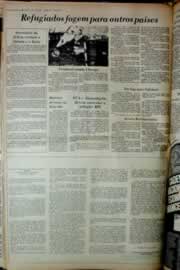 Página do jornal Correio do Ceará de junho de 1976