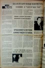 Página do jornal Correio do Ceará de junho de 1976