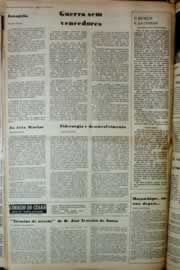 Página do jornal Correio do Ceará de junho de 1976