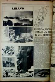 Página do jornal Correio do Ceará de junho de 1976
