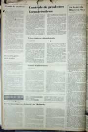 Página do jornal Correio do Ceará de agosto de 1976