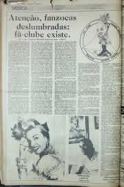 Página do jornal Correio do Ceará de agosto de 1976