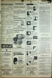 Página do jornal Correio do Ceará de agosto de 1976