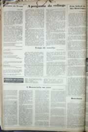 Página do jornal Correio do Ceará de agosto de 1976
