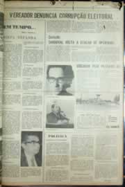 Página do jornal Correio do Ceará de agosto de 1976