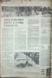 Página do jornal Correio do Ceará de agosto de 1976