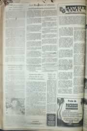 Página do jornal Correio do Ceará de agosto de 1976