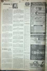 Página do jornal Correio do Ceará de agosto de 1976