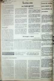 Página do jornal Correio do Ceará de agosto de 1976