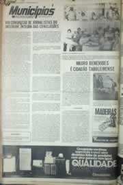 Página do jornal Correio do Ceará de agosto de 1976