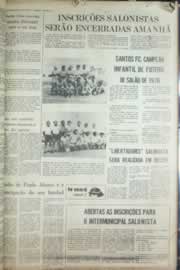 Página do jornal Correio do Ceará de agosto de 1976