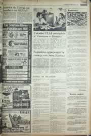 Página do jornal Correio do Ceará de agosto de 1976