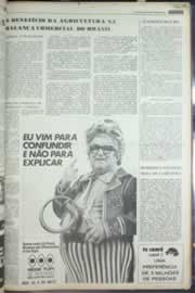 Página do jornal Correio do Ceará de agosto de 1976