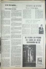 Página do jornal Correio do Ceará de agosto de 1976