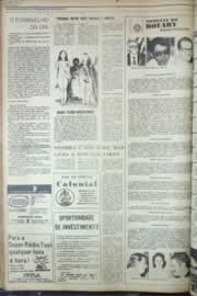 Página do jornal Correio do Ceará de agosto de 1976