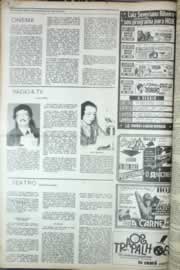 Página do jornal Correio do Ceará de agosto de 1976