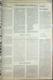 Página do jornal Correio do Ceará de agosto de 1976