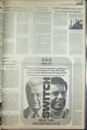 Página do jornal Correio do Ceará de agosto de 1976