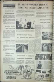 Página do jornal Correio do Ceará de agosto de 1976