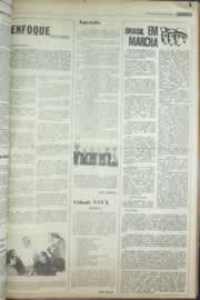 Página do jornal Correio do Ceará de agosto de 1976