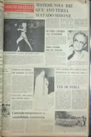 Página do jornal Correio do Ceará de agosto de 1976
