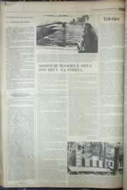 Página do jornal Correio do Ceará de agosto de 1976