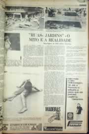Página do jornal Correio do Ceará de agosto de 1976