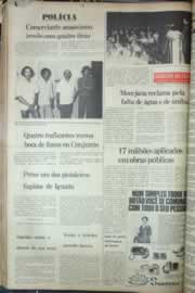 Página do jornal Correio do Ceará de agosto de 1976