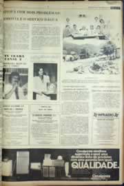 Página do jornal Correio do Ceará de agosto de 1976
