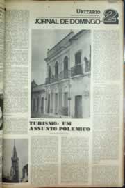 Página do jornal Correio do Ceará de agosto de 1976
